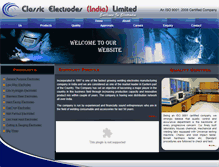 Tablet Screenshot of classicelectrodes.com